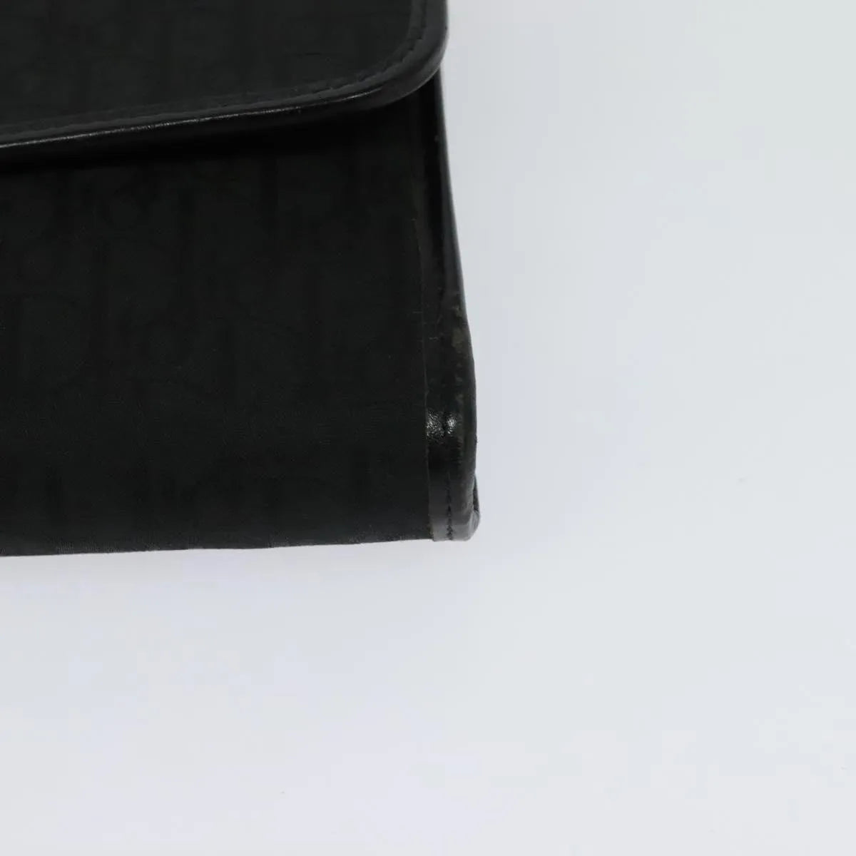 Christian Dior Vintage Trotter Canvas, Black, Canvas, Shoulder Bag