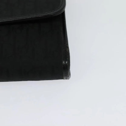Christian Dior Vintage Trotter Canvas, Black, Canvas, Shoulder Bag