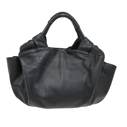 Loewe Anagram Logo Nappa Aire Hand Leather, Black, Leather, Handbag