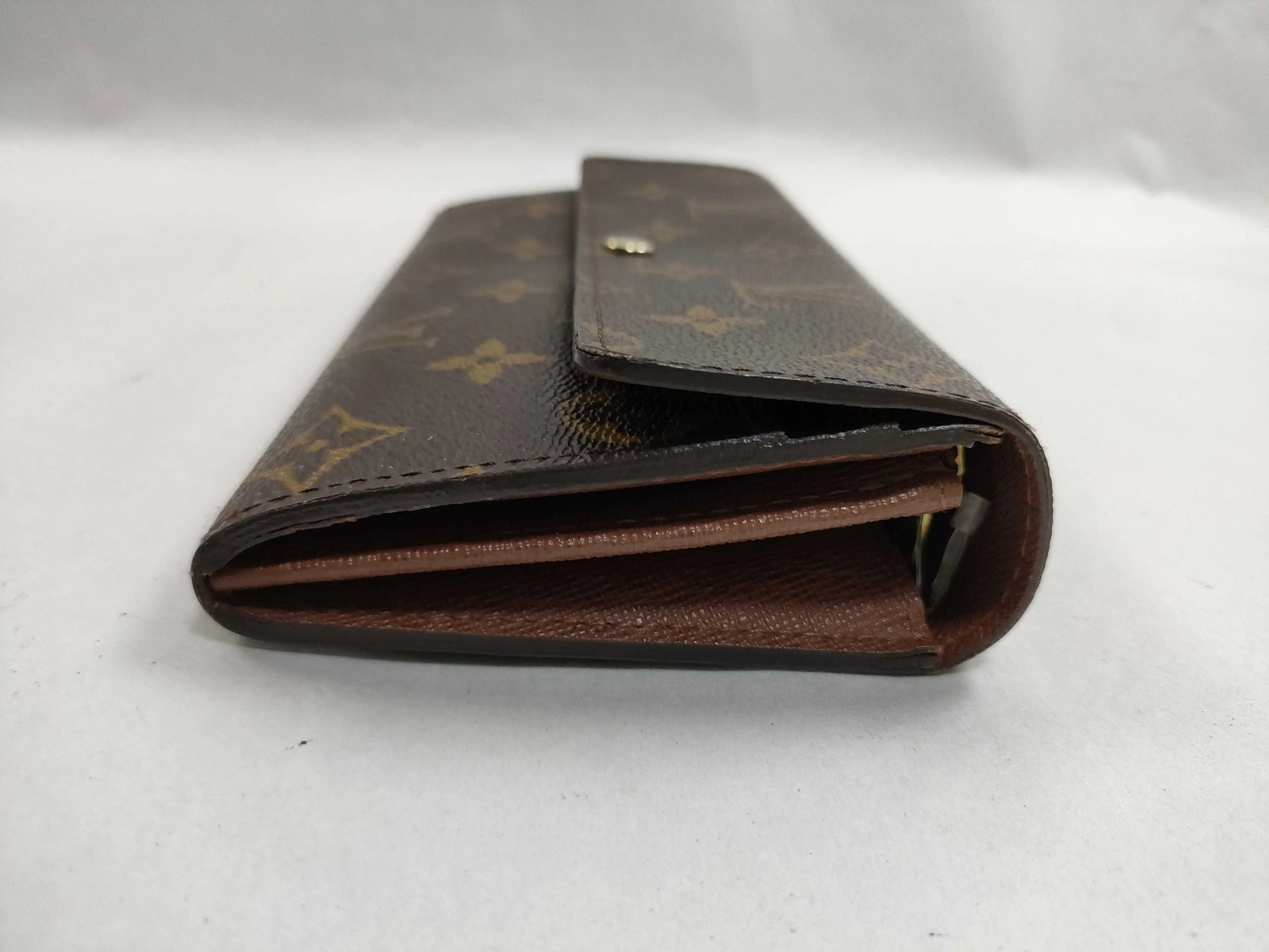 Louis Vuitton Emilie Monogram Canvas, Brown, Canvas, Wallet