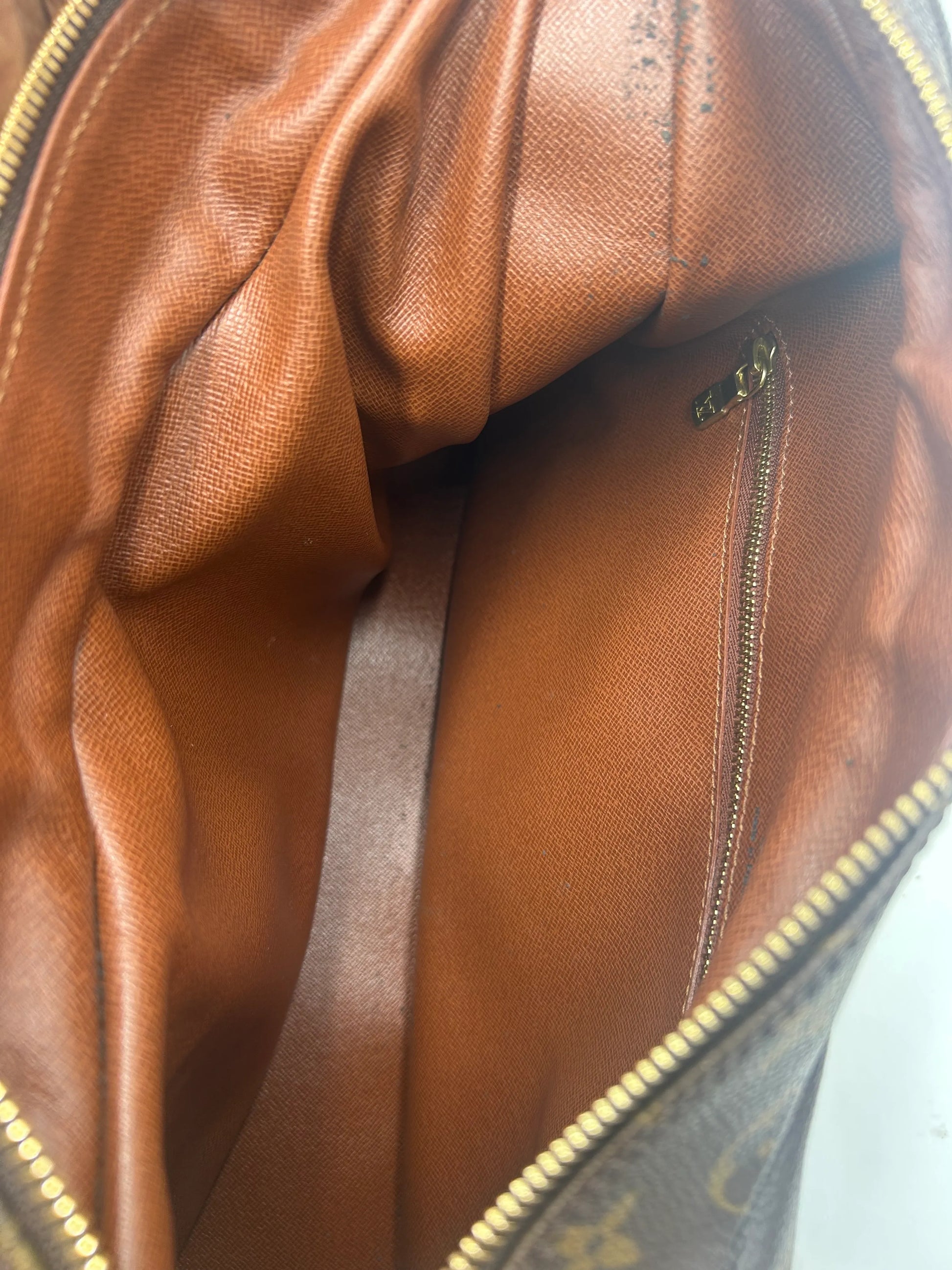 Louis Vuitton Boulogne Monogram Canvas, Brown, Canvas, Handbag