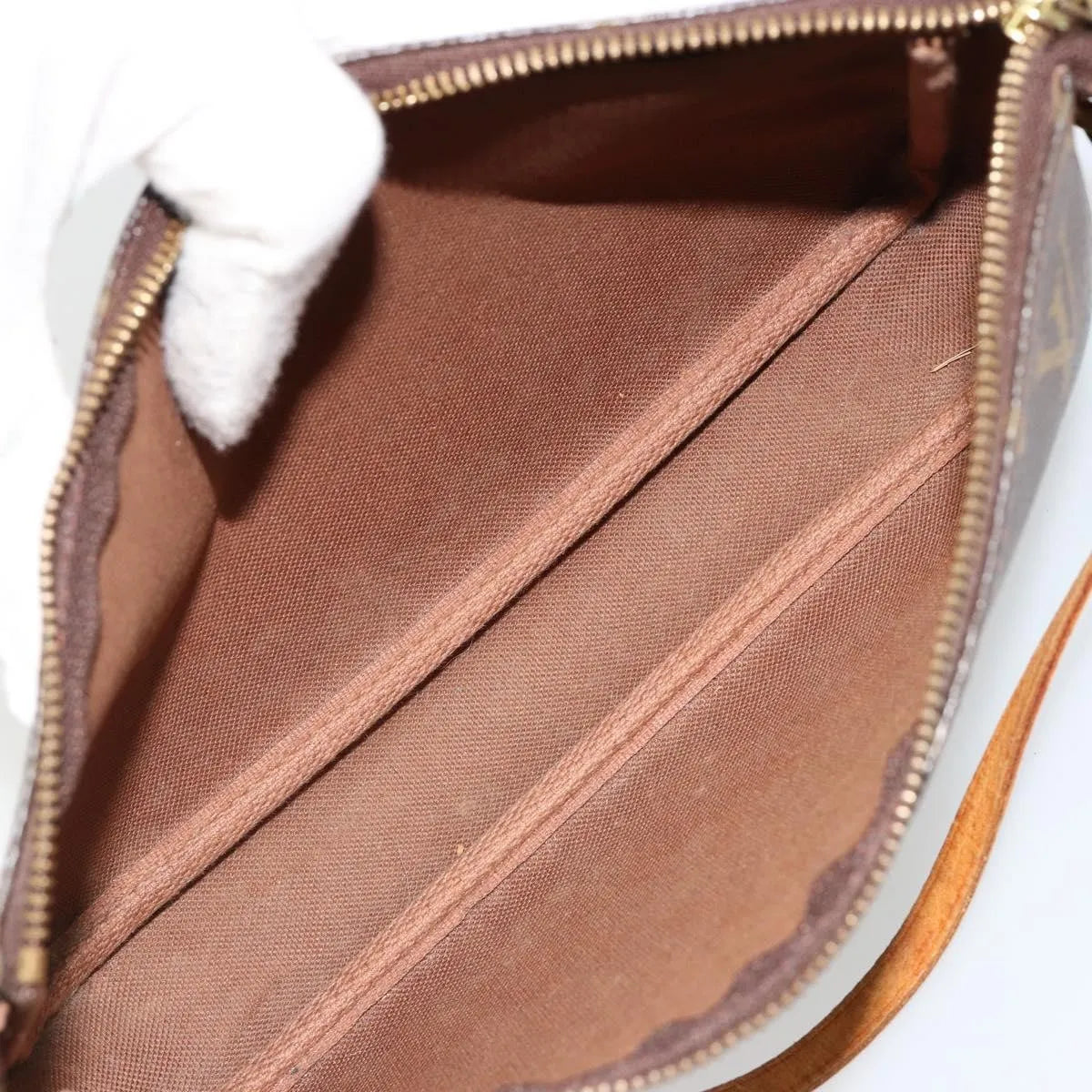 Louis Vuitton Pochette Accessoires NM Monogram Canvas, Brown, Canvas, Clutch