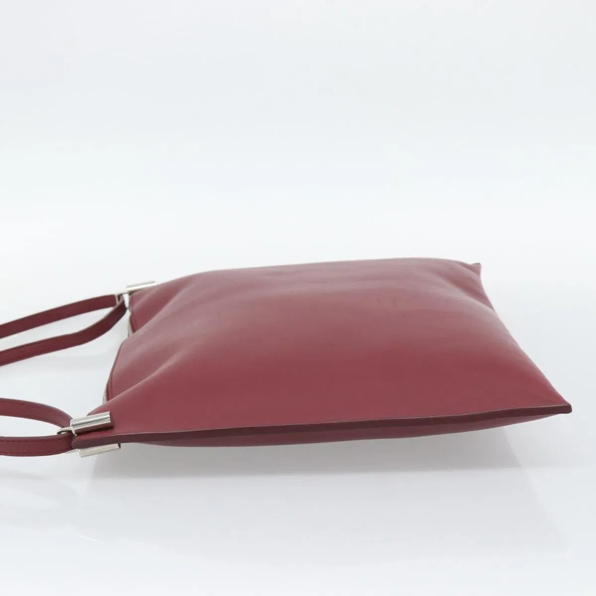 Celine Fortune Cookie Convertible Leather, Burgundy, Leather, Shoulder Bag