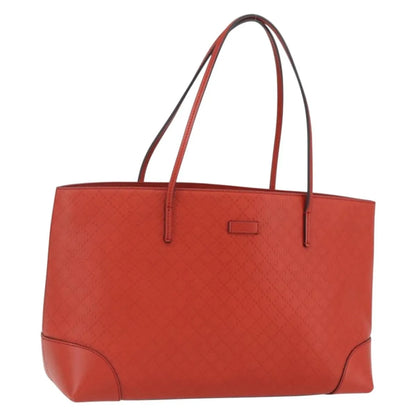Gucci Bright Tote Diamante Leather, Red, Leather, Tote Bag