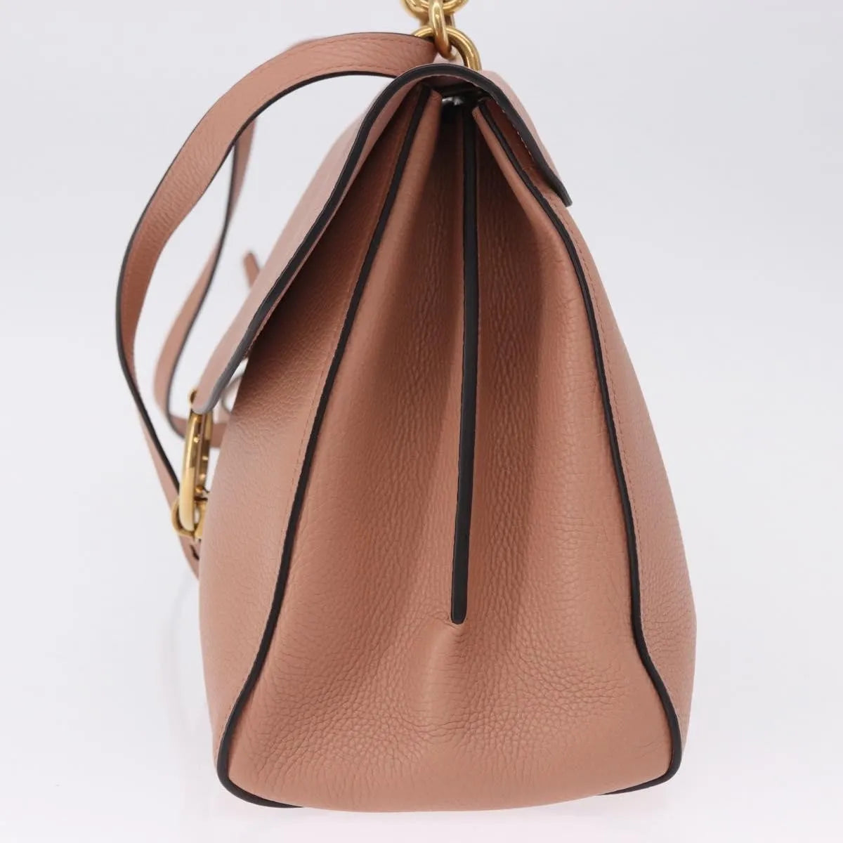 Salvatore Ferragamo Margot Satchel Leather, Pink, Leather, Handbag