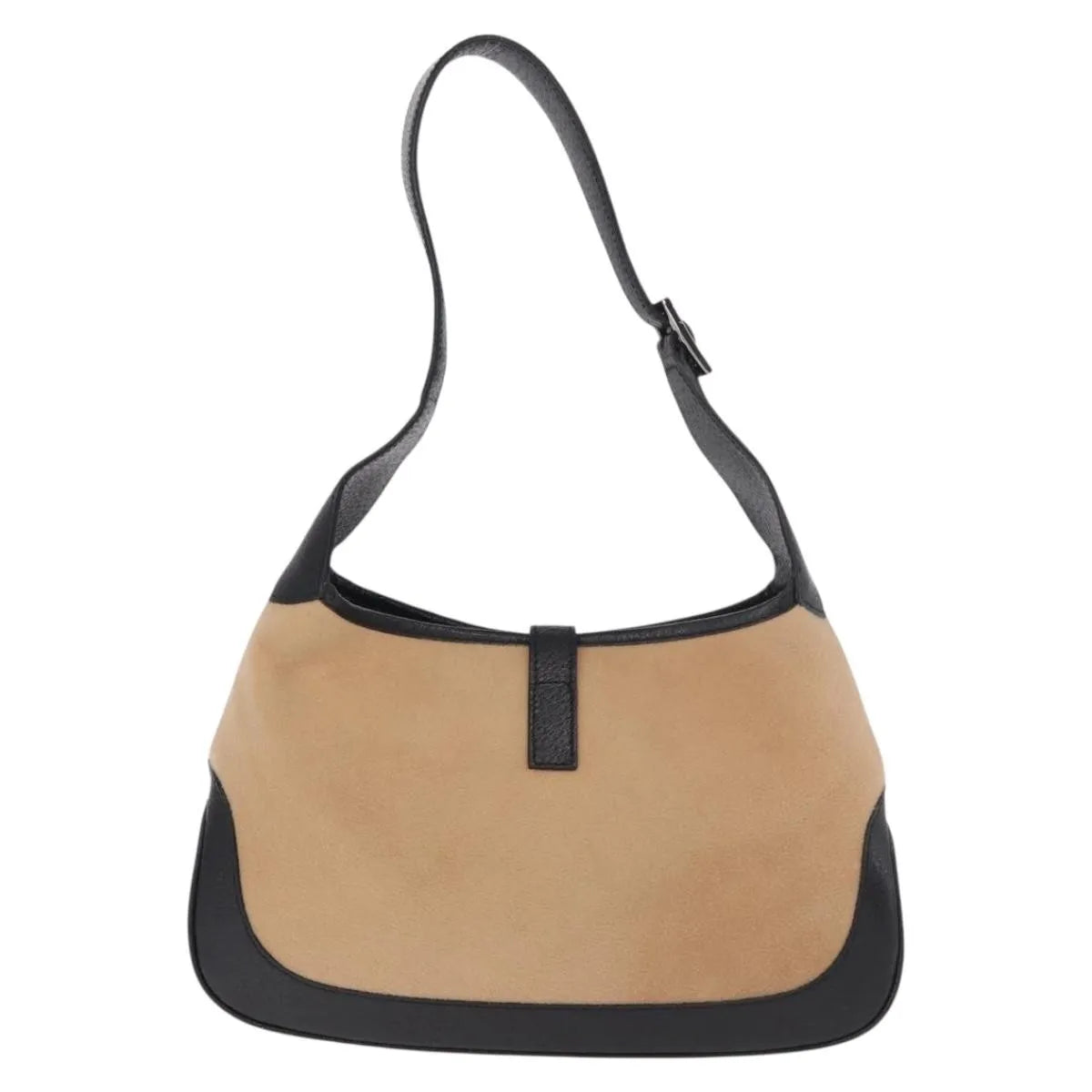 Gucci Jackie Hobo GG Canvas, Beige, Cotton, Shoulder Bag