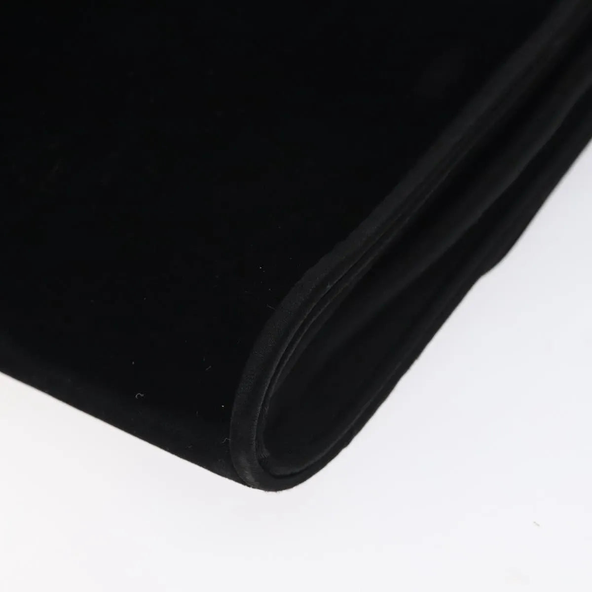 Gucci Vintage Flap Velvet, Black, Velvet, Shoulder Bag