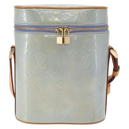 Louis Vuitton Sullivan Monogram Vernis, Blue, Patent Leather, Shoulder Bag