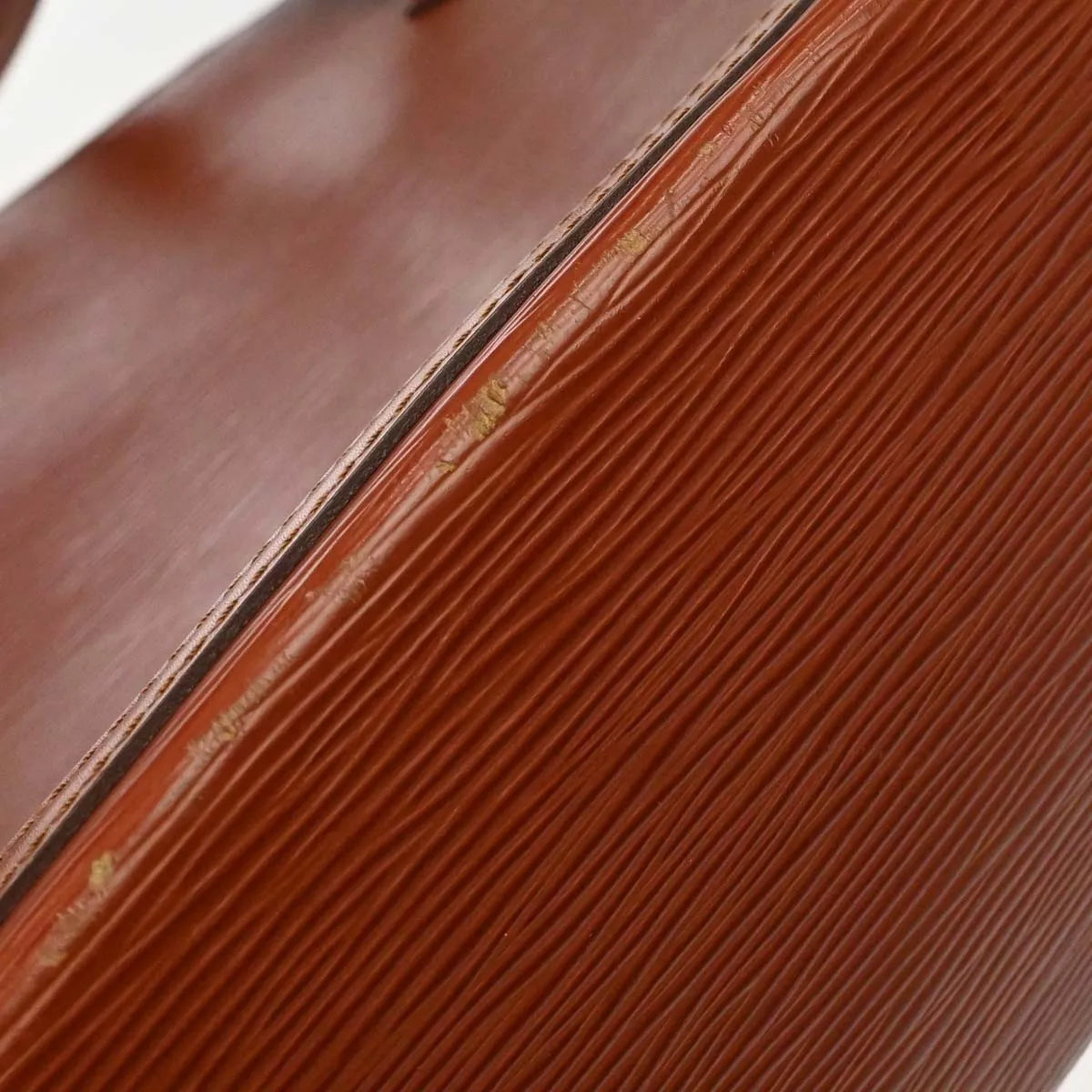 Louis Vuitton Lussac Epi Leather, Brown, Leather, Shoulder Bag