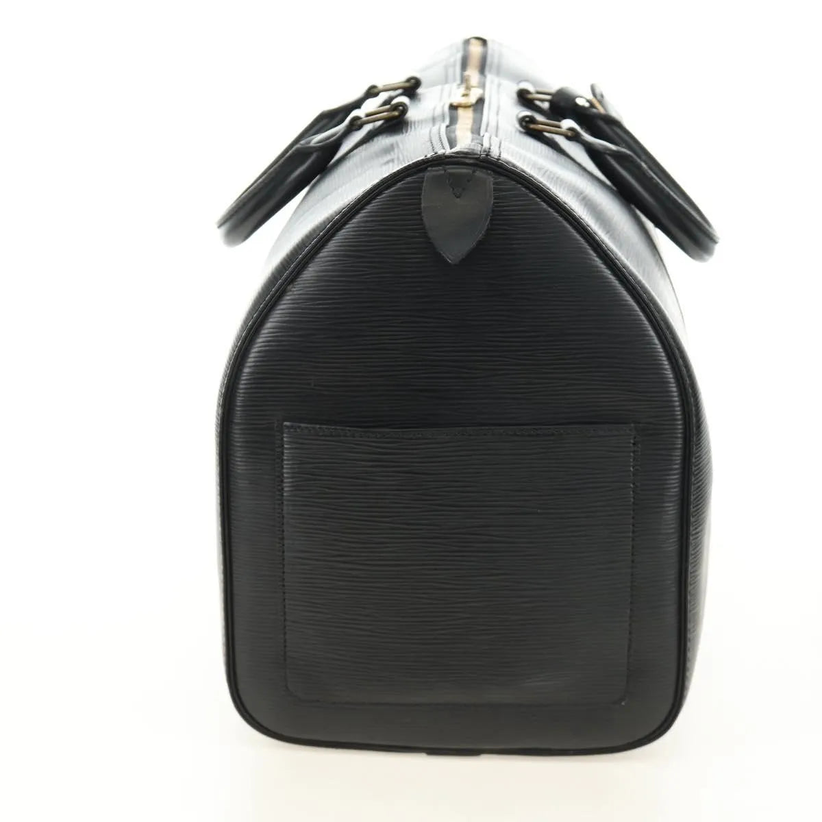 Louis Vuitton Keepall Epi Leather, Black, Leather, Travel Bag