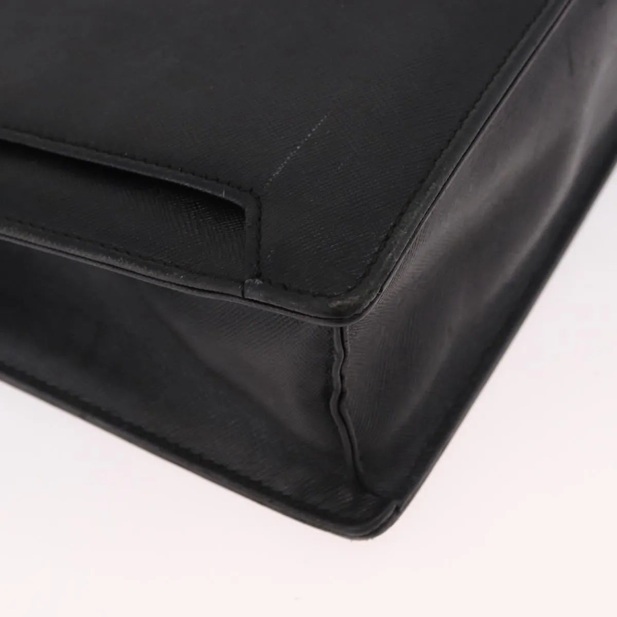 Burberry Vintage Leather, Black, Leather, Briefcase