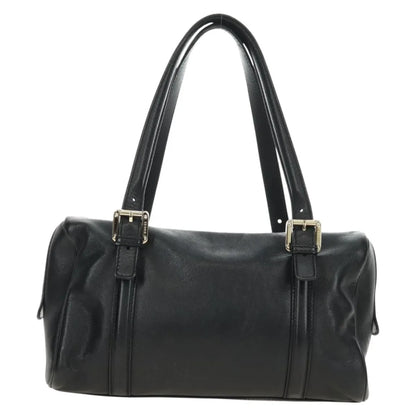 Gucci Britt Boston Duffle Leather, Black, Leather, Handbag