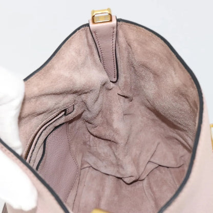 Miu Miu Madras Convertible Hobo Leather, Pink, Leather, Shoulder Bag