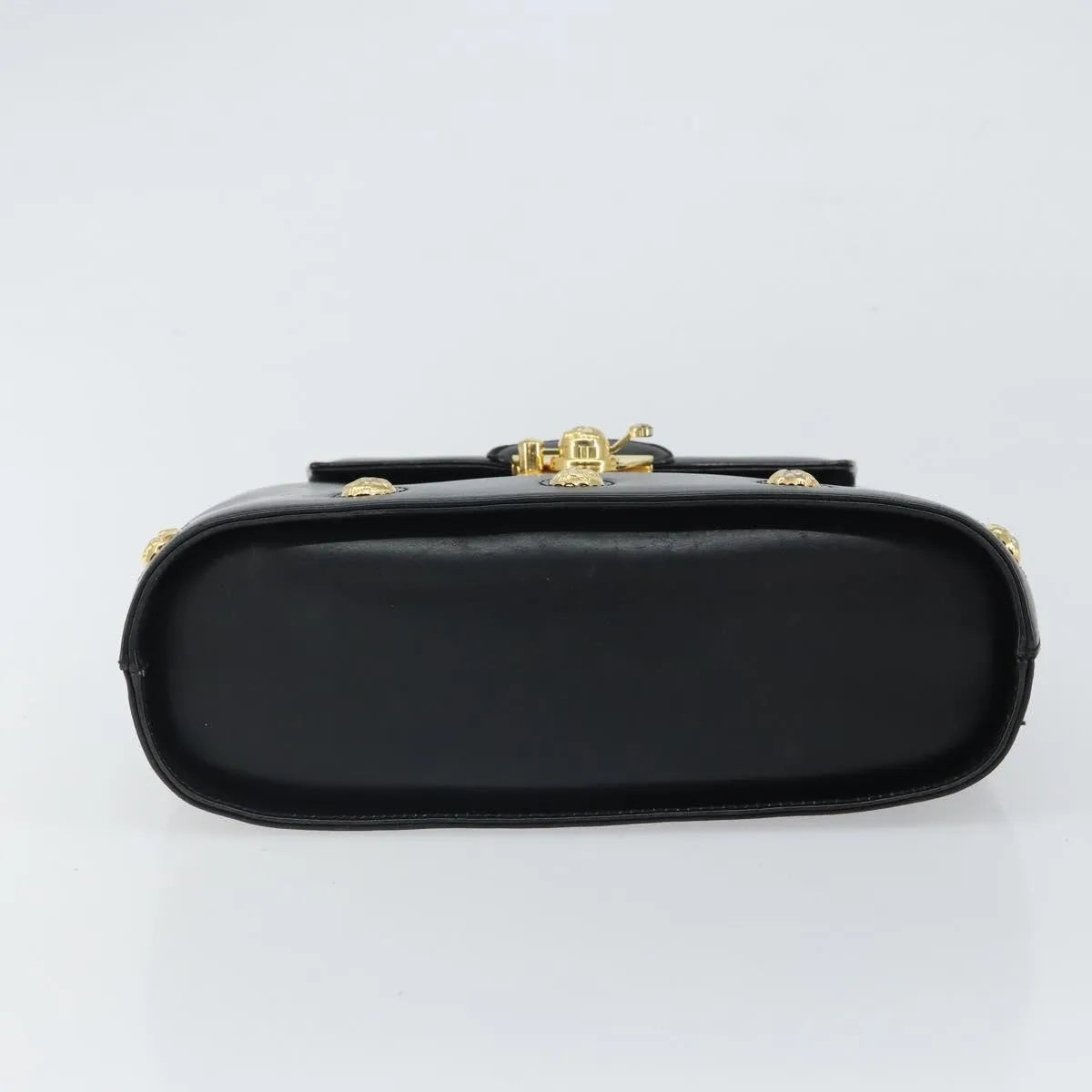 Salvatore Ferragamo Vintage Leather, Black, Leather, Handbag
