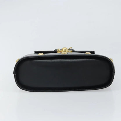 Salvatore Ferragamo Vintage Leather, Black, Leather, Handbag