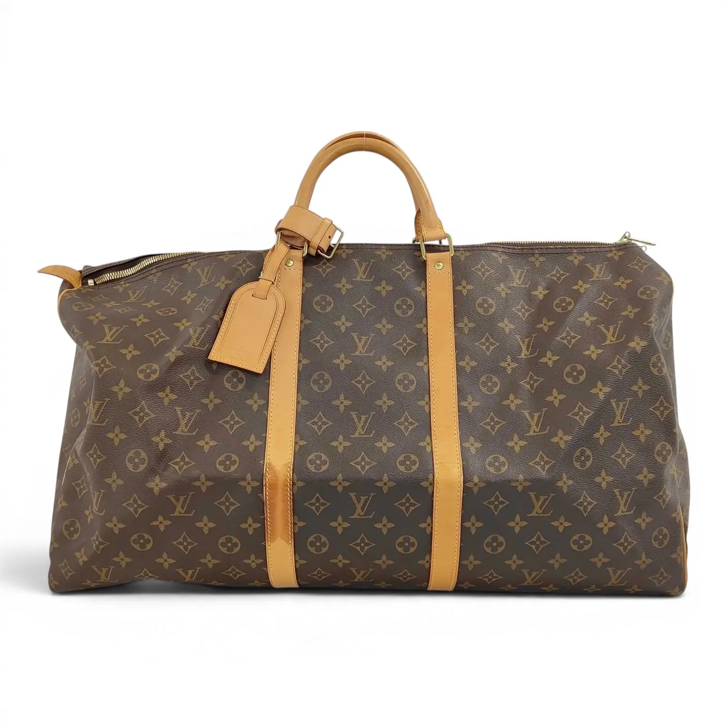 Louis Vuitton Keepall Monogram Canvas, Brown, Canvas, Travel Bag