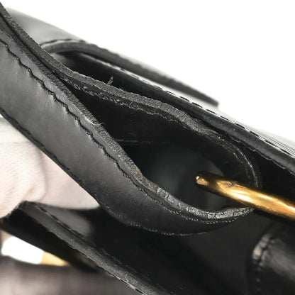 Louis Vuitton Cluny Leather, Black, Leather, Shoulder Bag