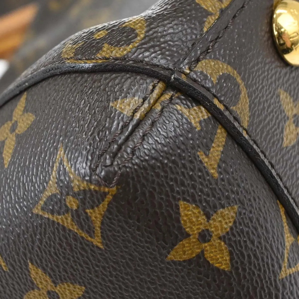 Louis Vuitton Montaigne Monogram, Brown, Canvas, Handbag