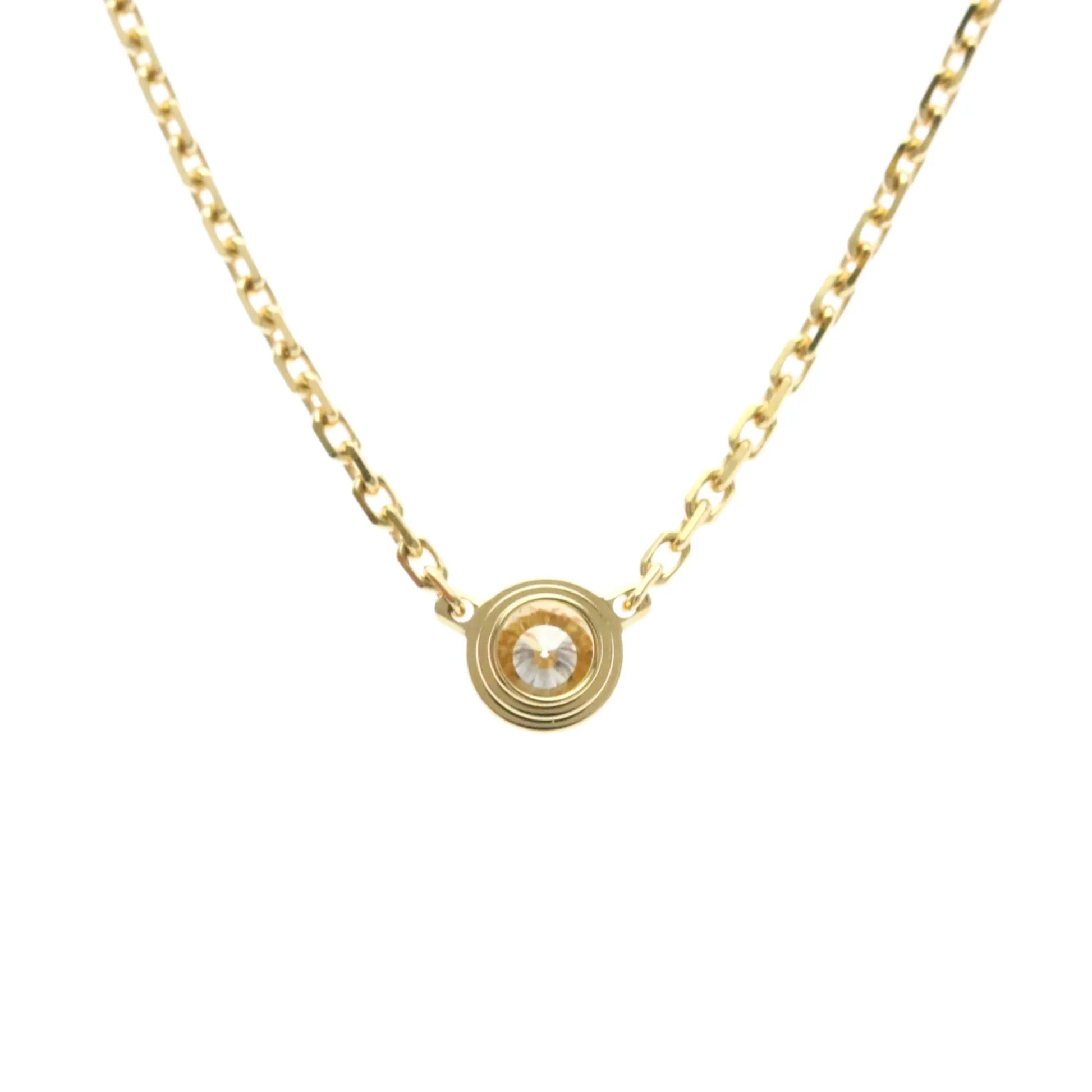 Cartier Cartier D'Amour Pendant 18K Yellow Gold and Diamond, Gold, Yellow Gold, Necklace