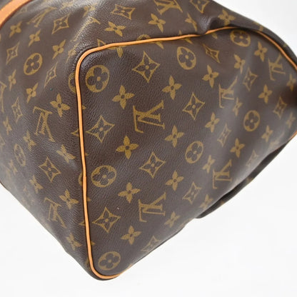 Louis Vuitton Keepall Monogram, Brown, Canvas, Travel Bag