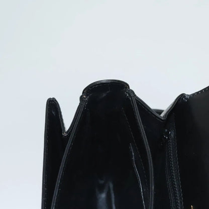 Bally Vintage Leather, Black, Leather, Shoulder Bag