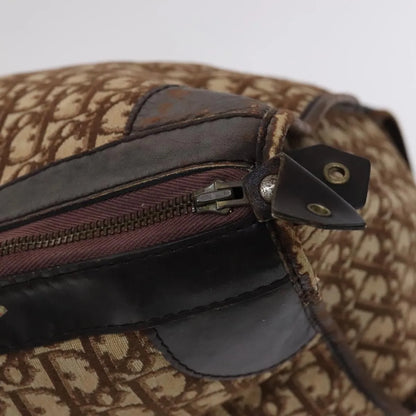 Christian Dior Vintage Trotter Boston Diorissimo Canvas, Brown, Canvas, Handbag