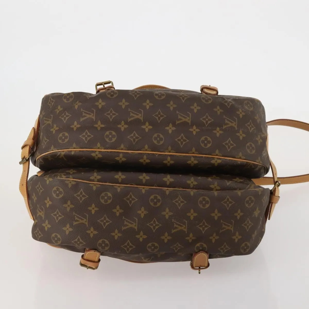 Louis Vuitton Saumur Monogram Canvas, Brown, Canvas, Shoulder Bag