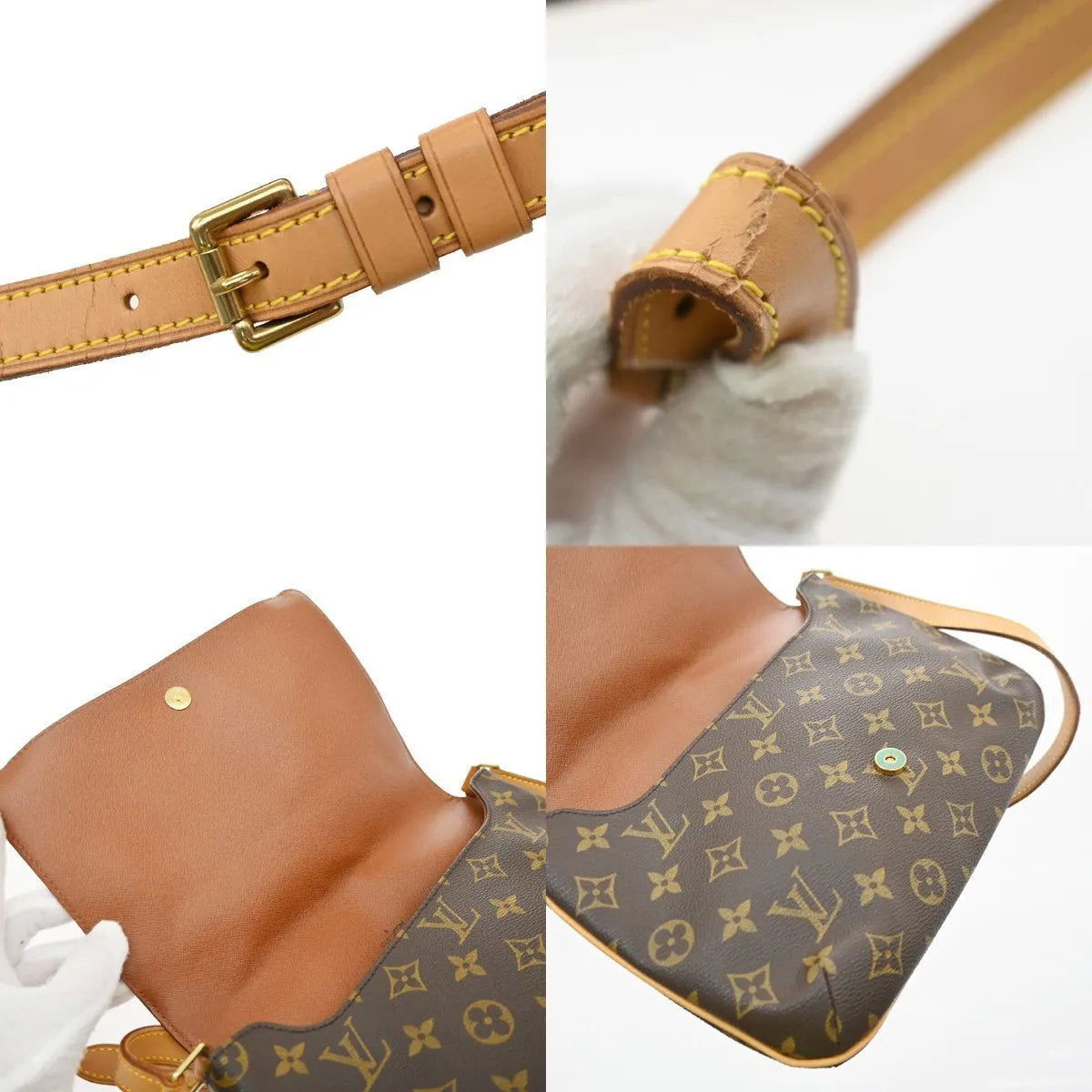 Louis Vuitton Musette Tango Monogram Canvas, Brown, Canvas, Shoulder Bag