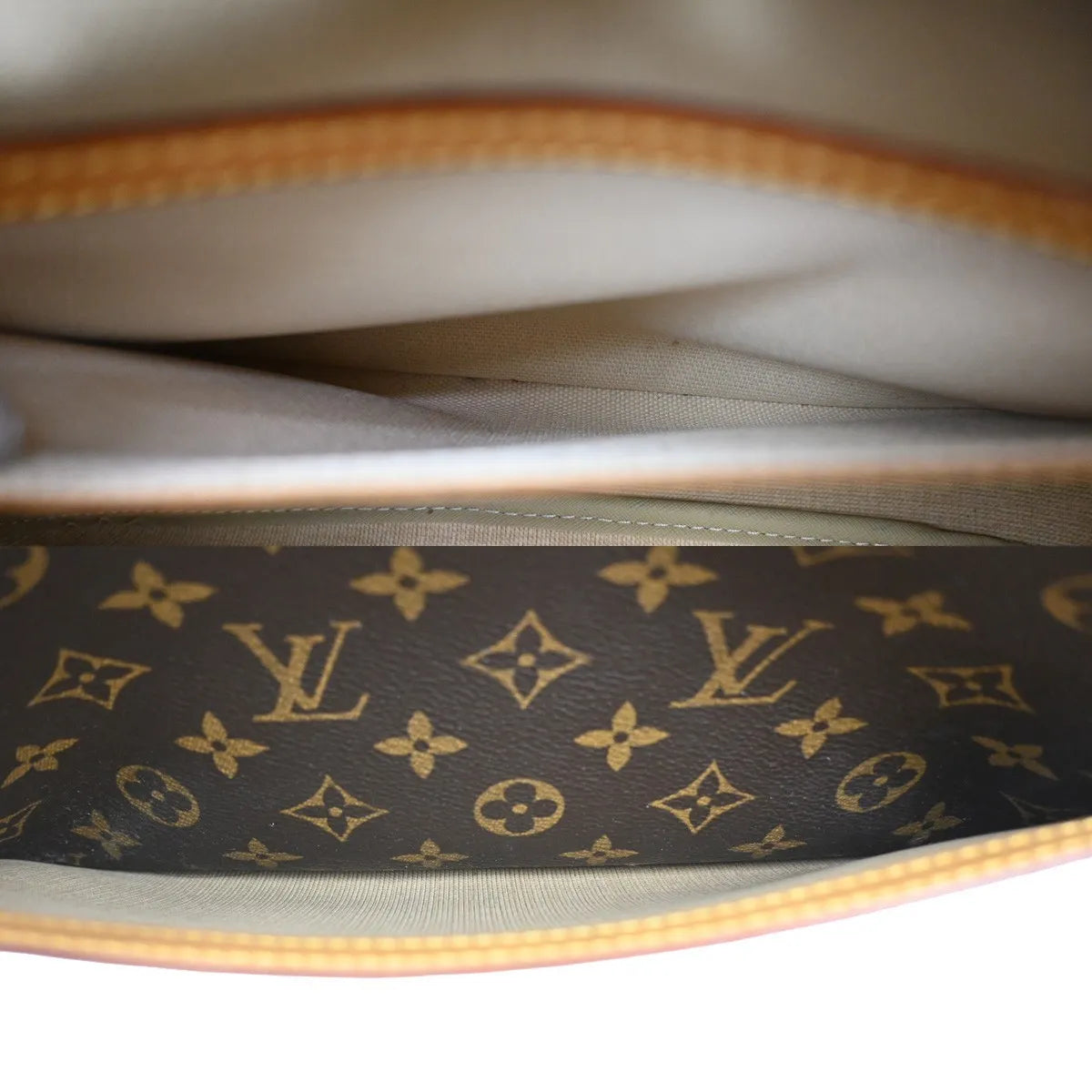 Louis Vuitton Reporter Monogram Canvas, Brown, Canvas, Shoulder Bag