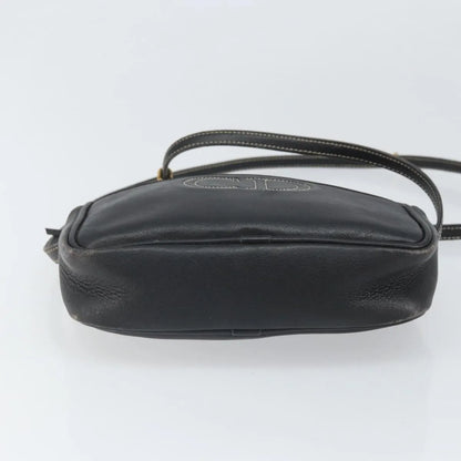 Christian Dior CD Shoulder bag Leather, Navy, Leather, Shoulder Bag