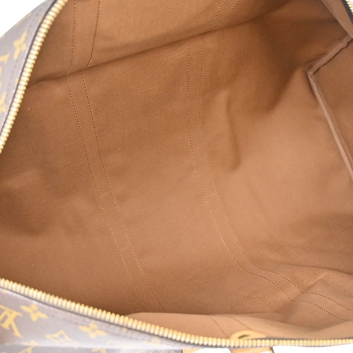 Louis Vuitton Keepall Monogram, Brown, Canvas, Travel Bag
