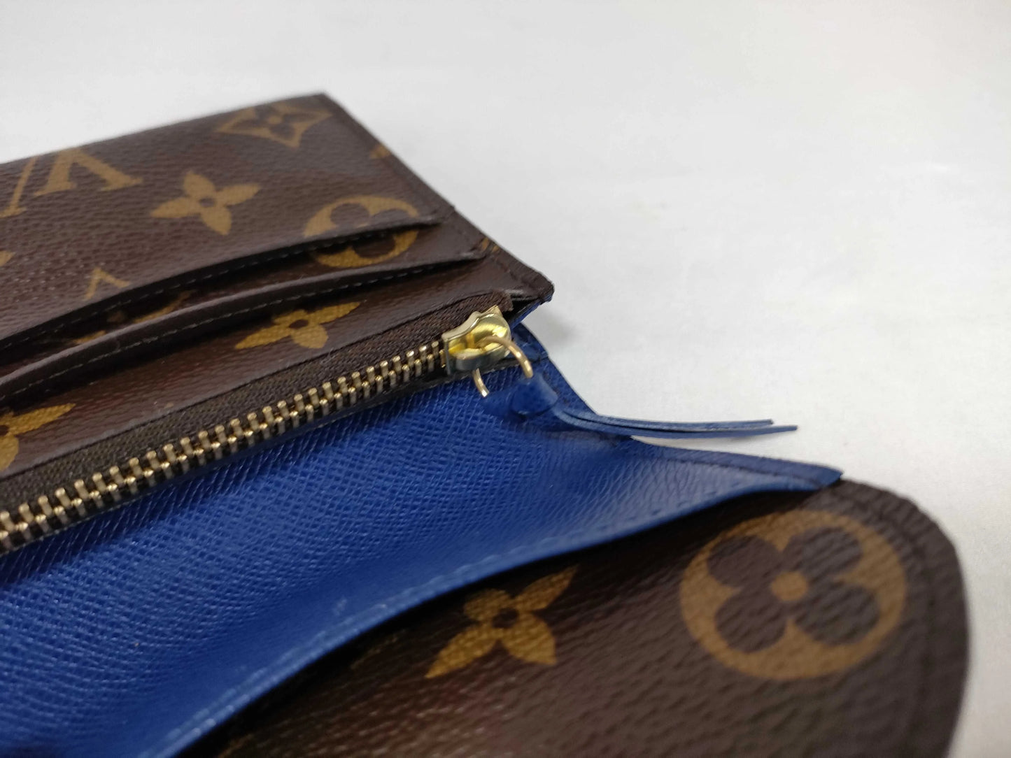Louis Vuitton Emilie Monogram Canvas, Brown, Canvas, Wallet
