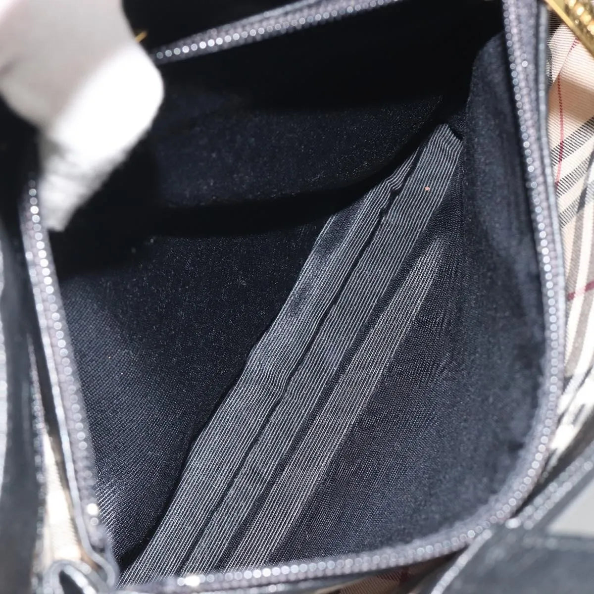Burberry Vintage Leather, Black, Leather, Handbag