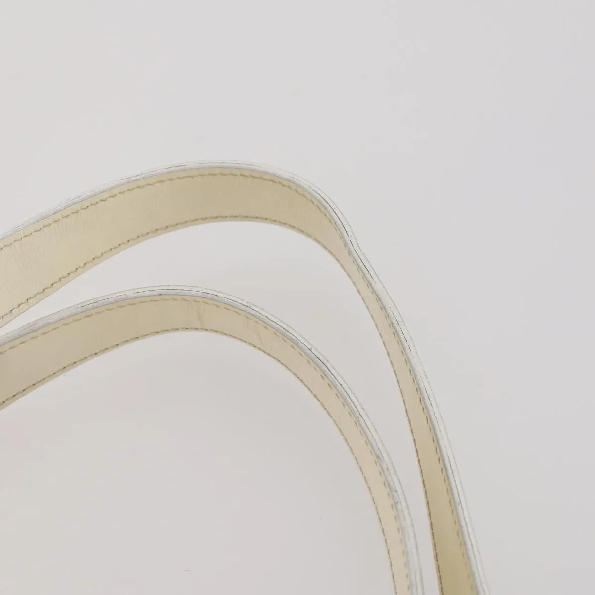 Salvatore Ferragamo Vintage Patent Leather, White, Patent Leather, Backpack
