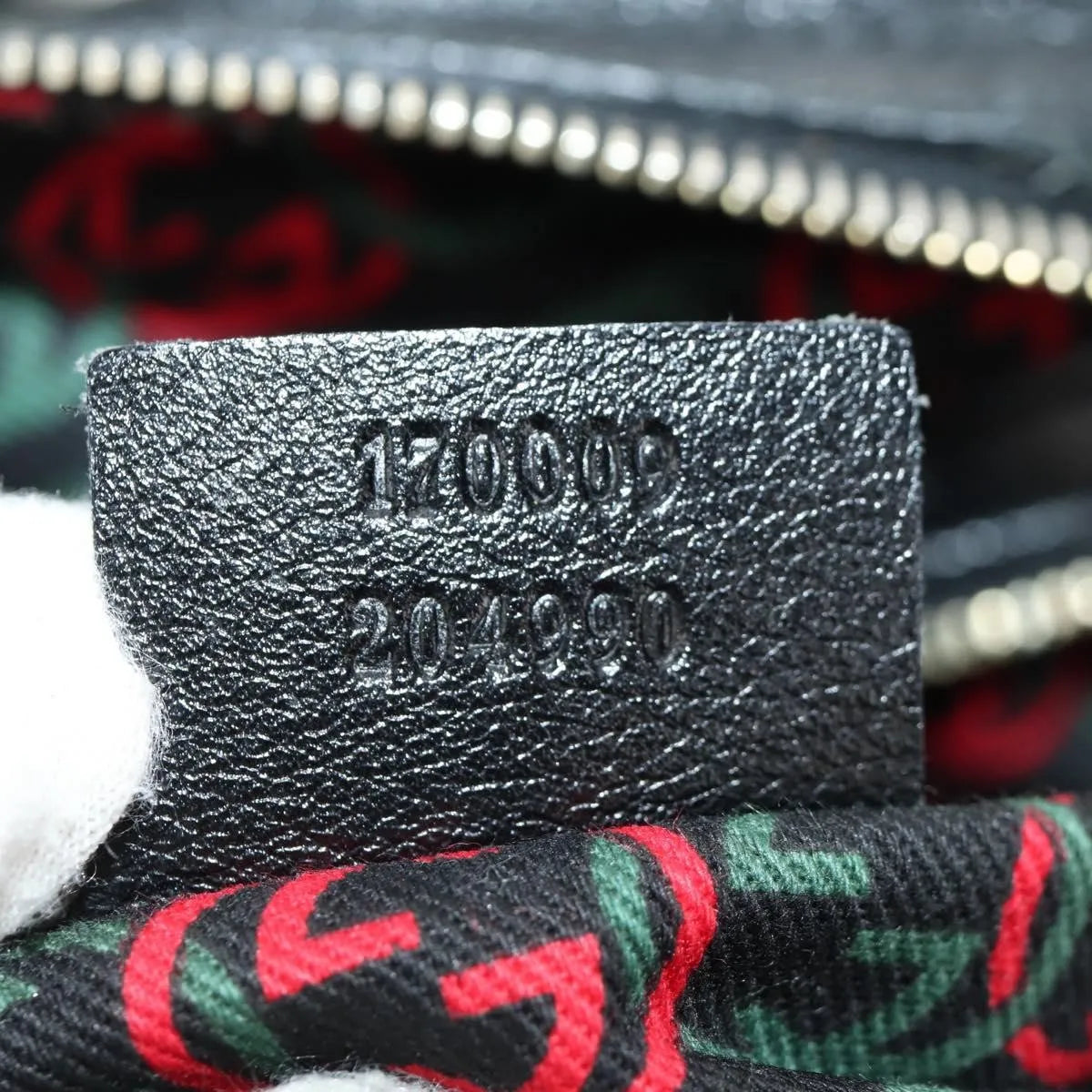 Gucci Britt Boston Duffle Leather, Black, Leather, Handbag