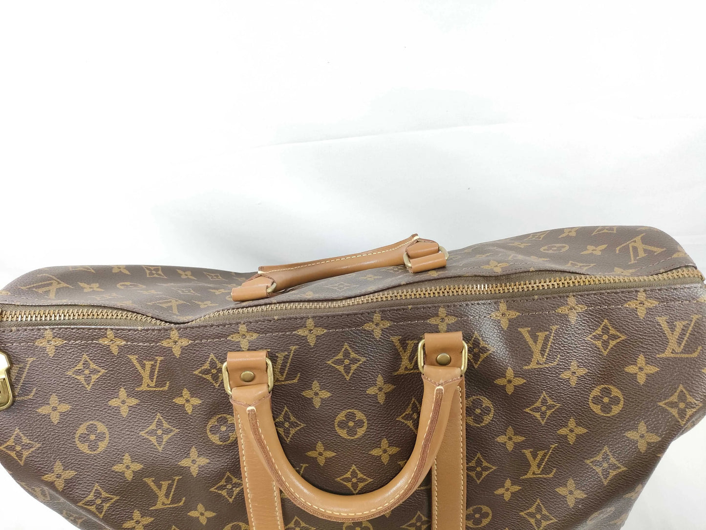 Louis Vuitton Keepall Bandouliere Monogram Canvas, Brown, Canvas, Travel Bag
