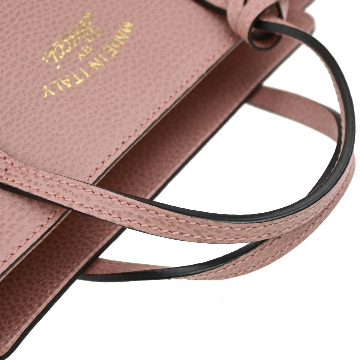 Gucci Swing Pebbled Leather, Pink, Leather, Handbag