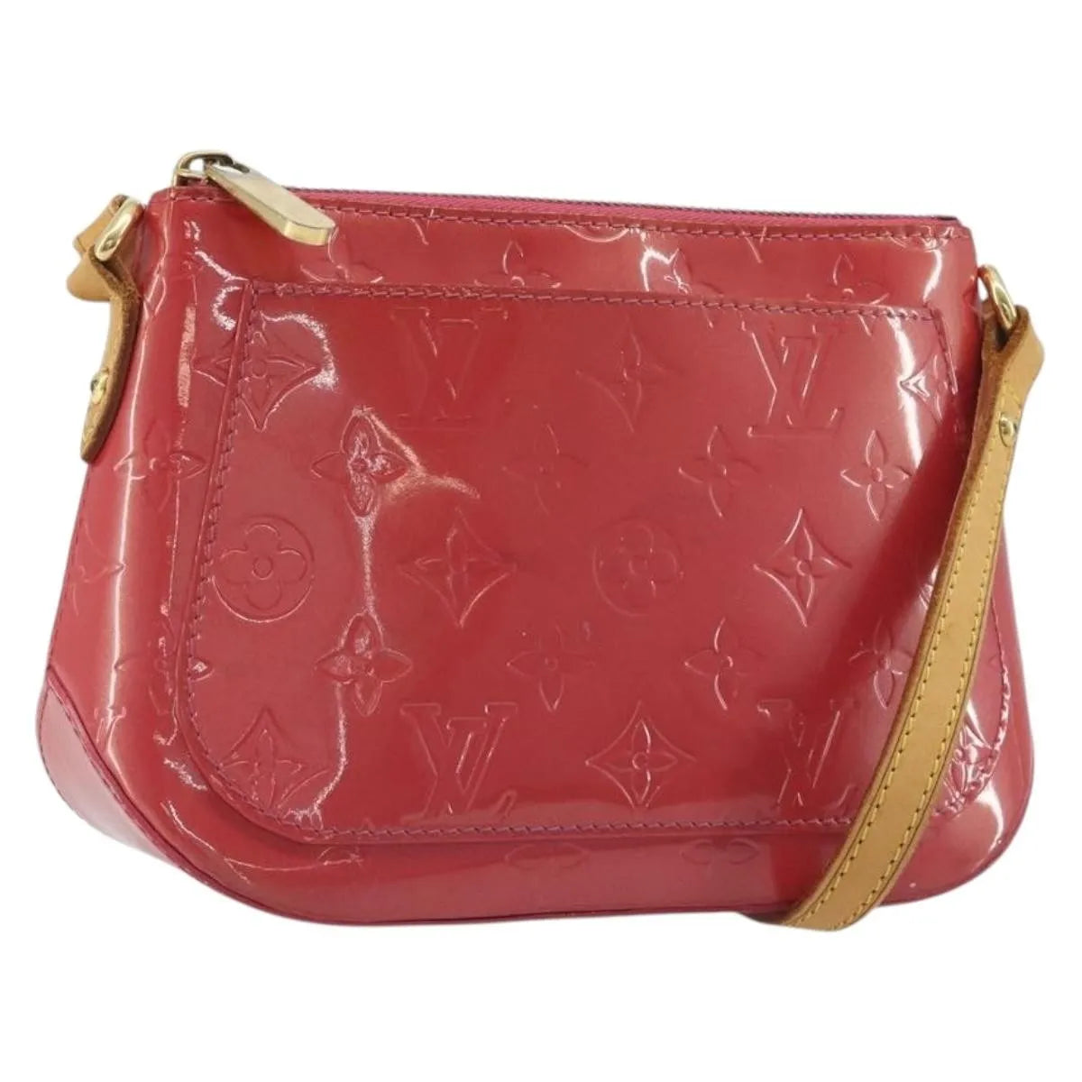 Louis Vuitton Minna Street Monogram Vernis, Pink, Patent Leather, Shoulder Bag