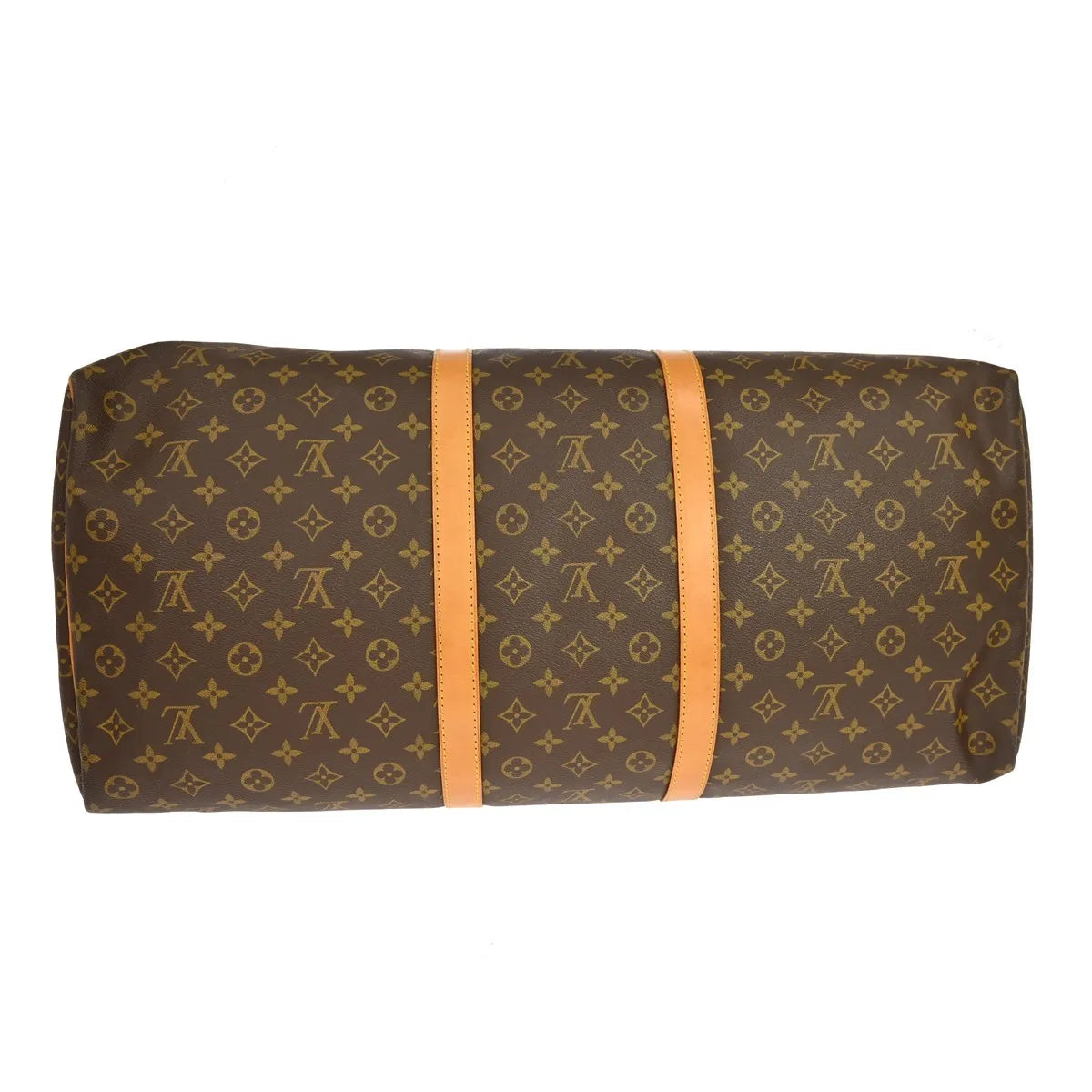 Louis Vuitton Keepall Monogram, Brown, Canvas, Travel Bag