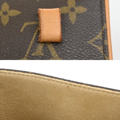 Louis Vuitton Florentine Waist Monogram Canvas, Brown, Canvas, Clutch