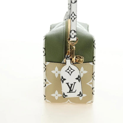 Louis Vuitton Beach Limited Edition Colored Monogram Giant, Green, Canvas, Clutch