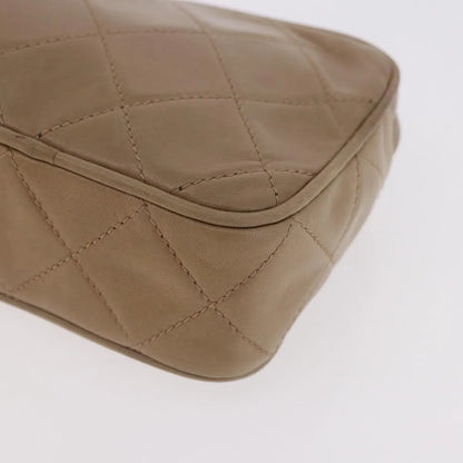 Chanel Vintage Clutch Leather, Beige, Leather, Clutch