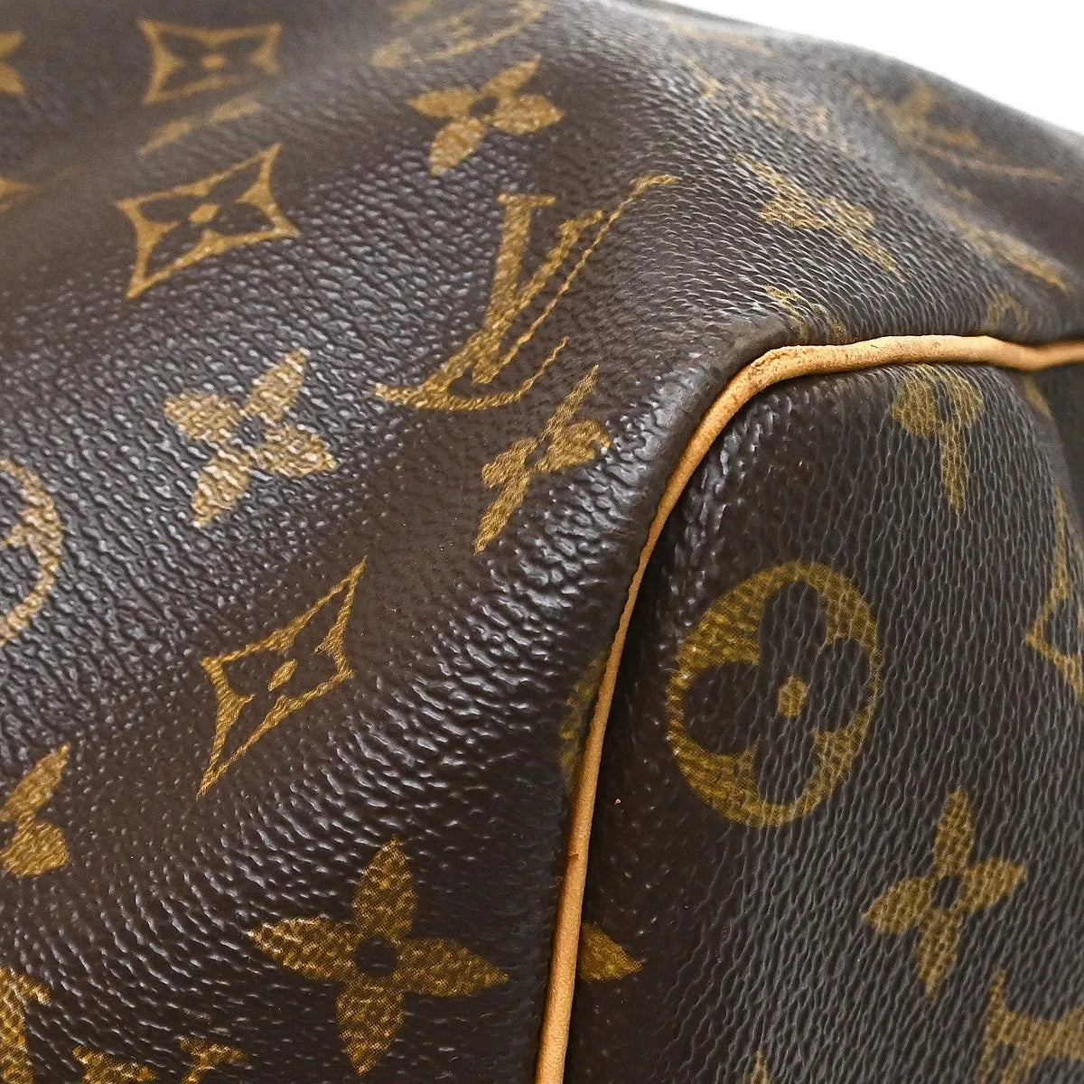 Louis Vuitton Keepall Monogram, Brown, Canvas, Travel Bag