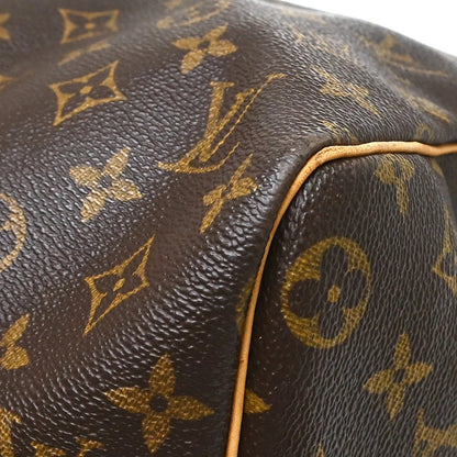 Louis Vuitton Keepall Monogram, Brown, Canvas, Travel Bag