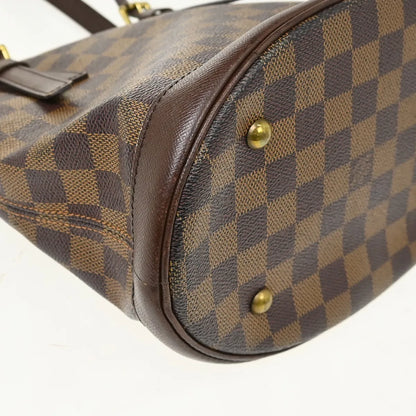 Louis Vuitton Marais Damier, Brown, Canvas, Tote Bag