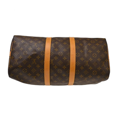 Louis Vuitton Keepall Bandouliere Monogram Canvas, Brown, Canvas, Travel Bag