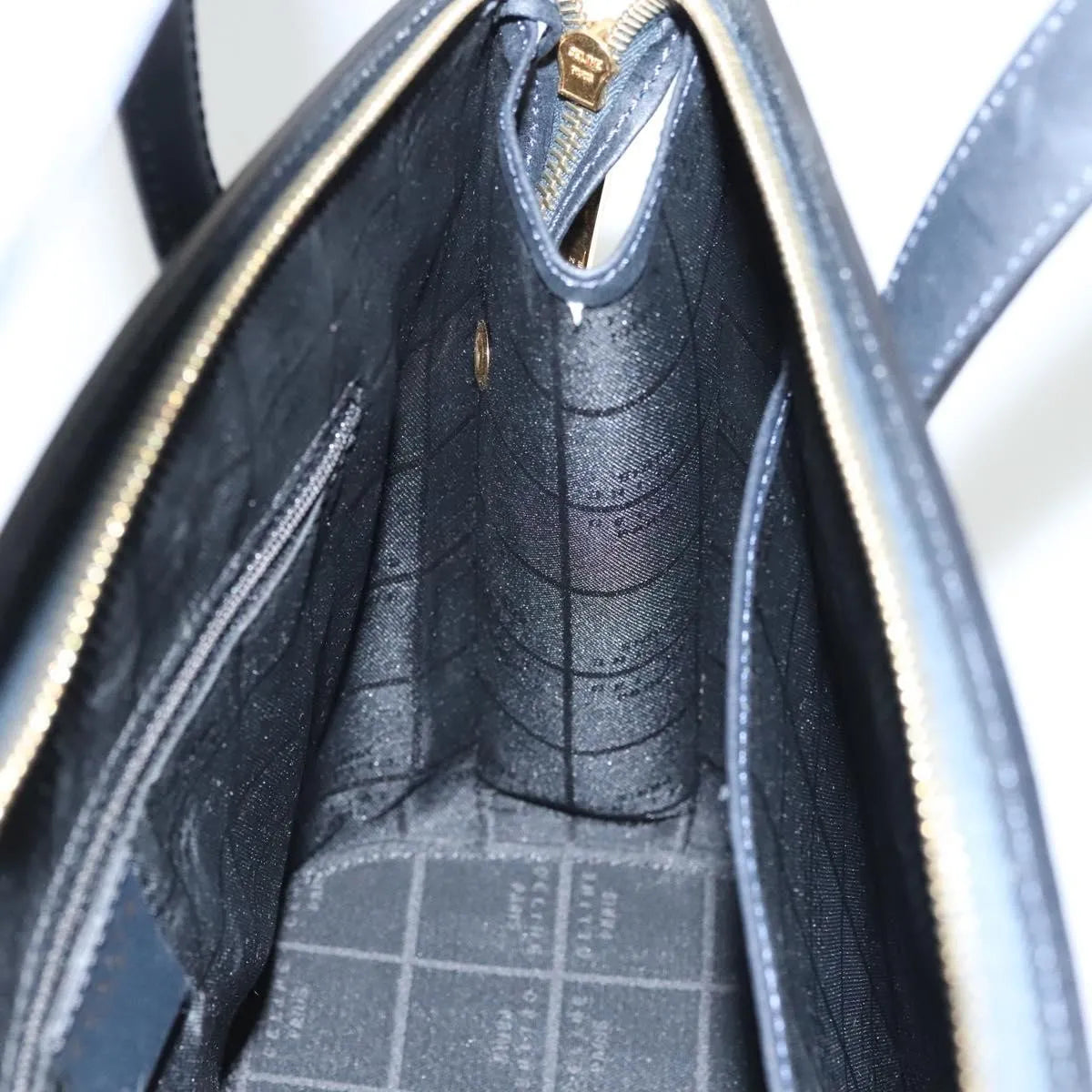 Celine vintage Leather, Navy, Leather, Handbag