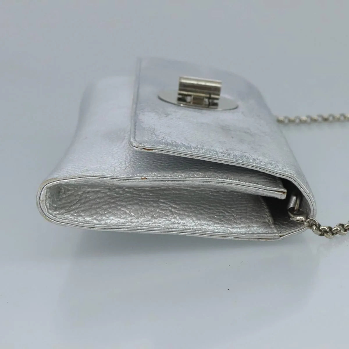 Tiffany & Co. Vintage Leather, Silver, Leather, Shoulder Bag