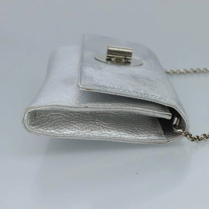 Tiffany & Co. Vintage Leather, Silver, Leather, Shoulder Bag