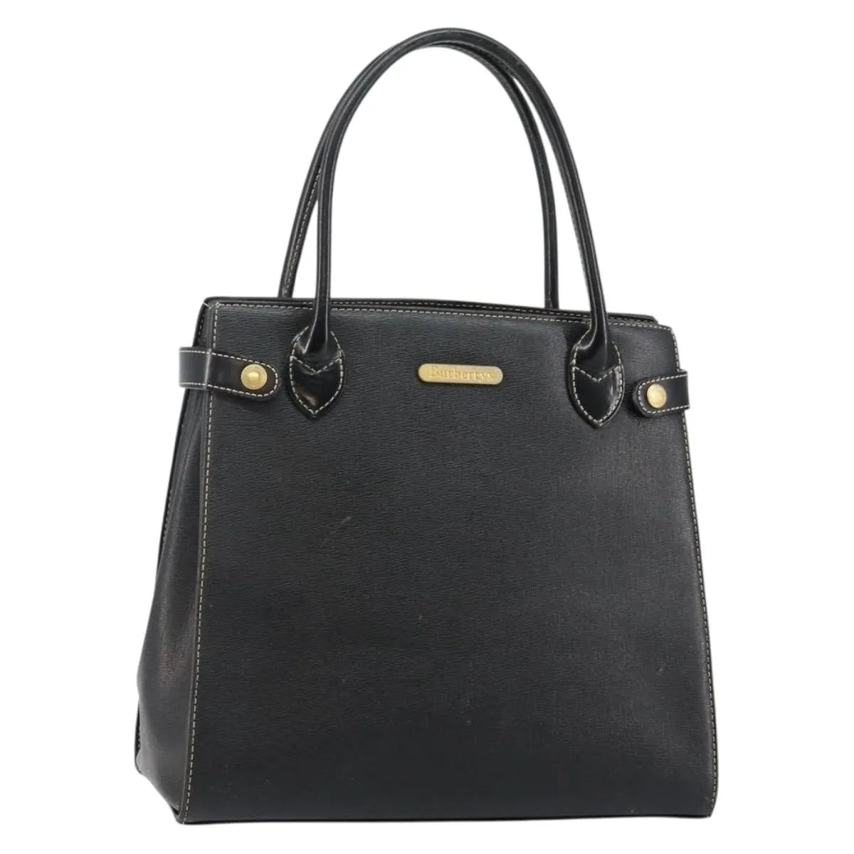 Burberry Vintage Leather, Black, Leather, Handbag